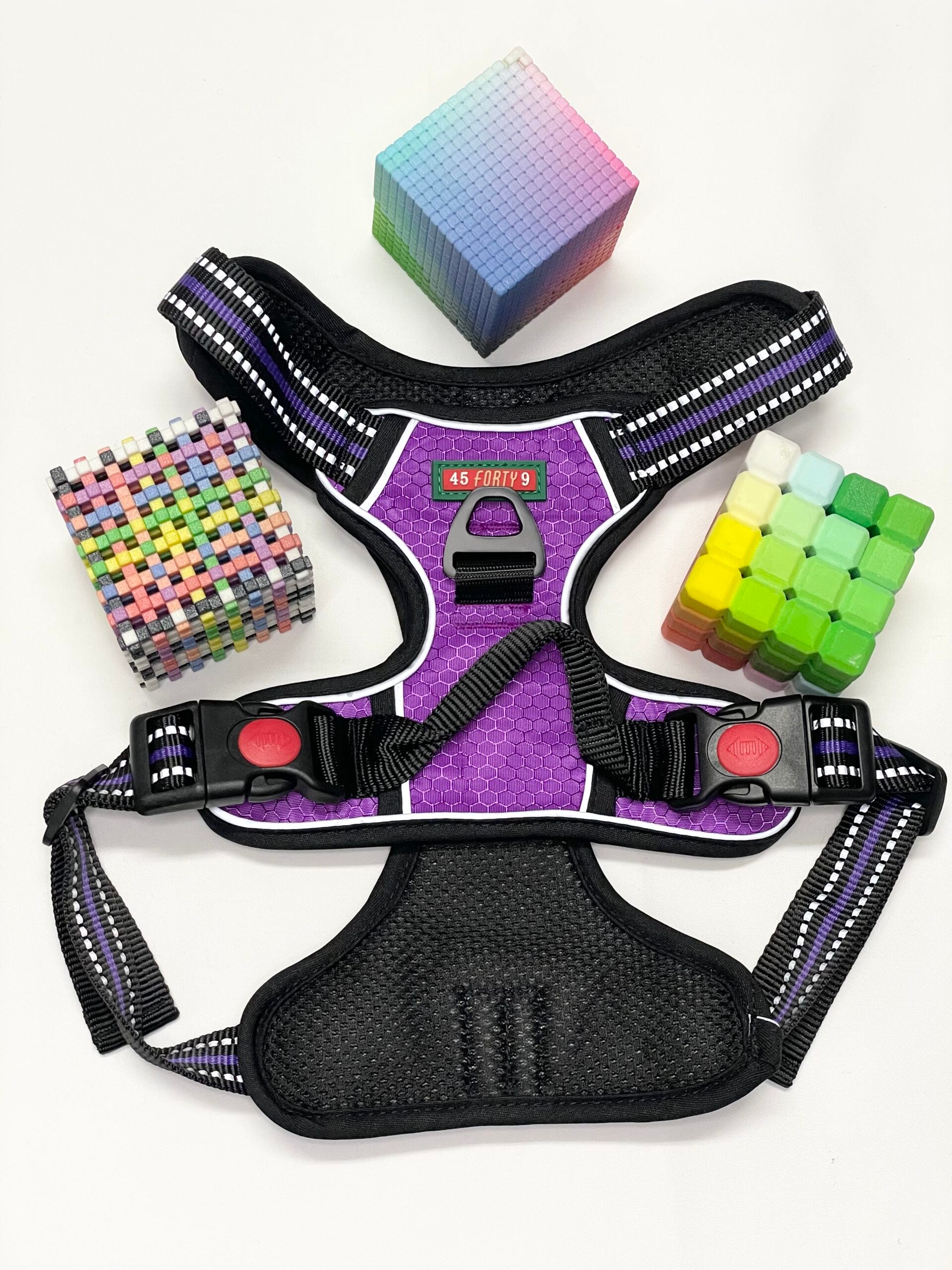 Purple Reflective Harness